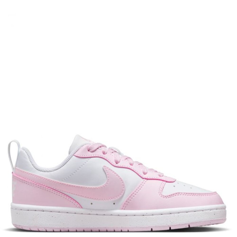 Nike GS Court Borough Low Recraft White/Pink DV5456-105 Size  Big Kids' Shoe